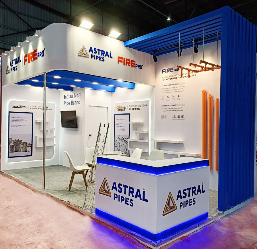 Astral Pipes booth at Fire Expo, view 1