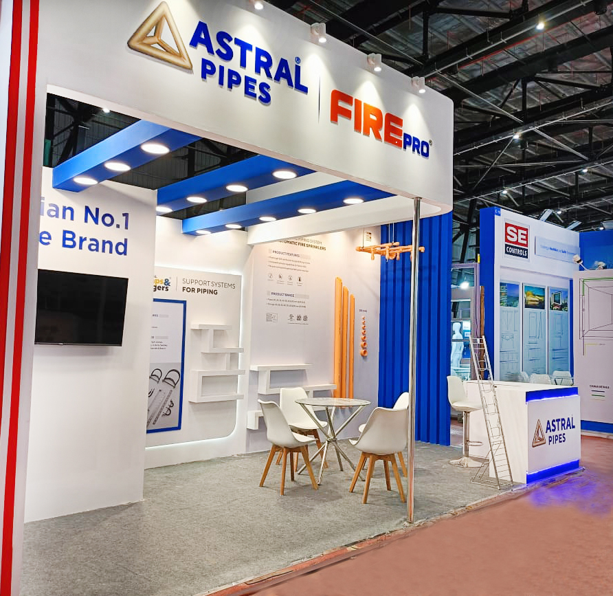 Astral Pipes booth at Fire Expo, view 2