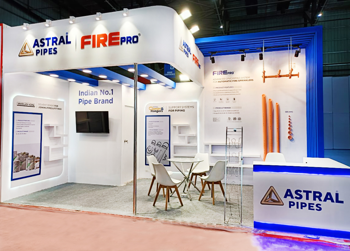 Astral Pipes booth at Fire Expo, view 3