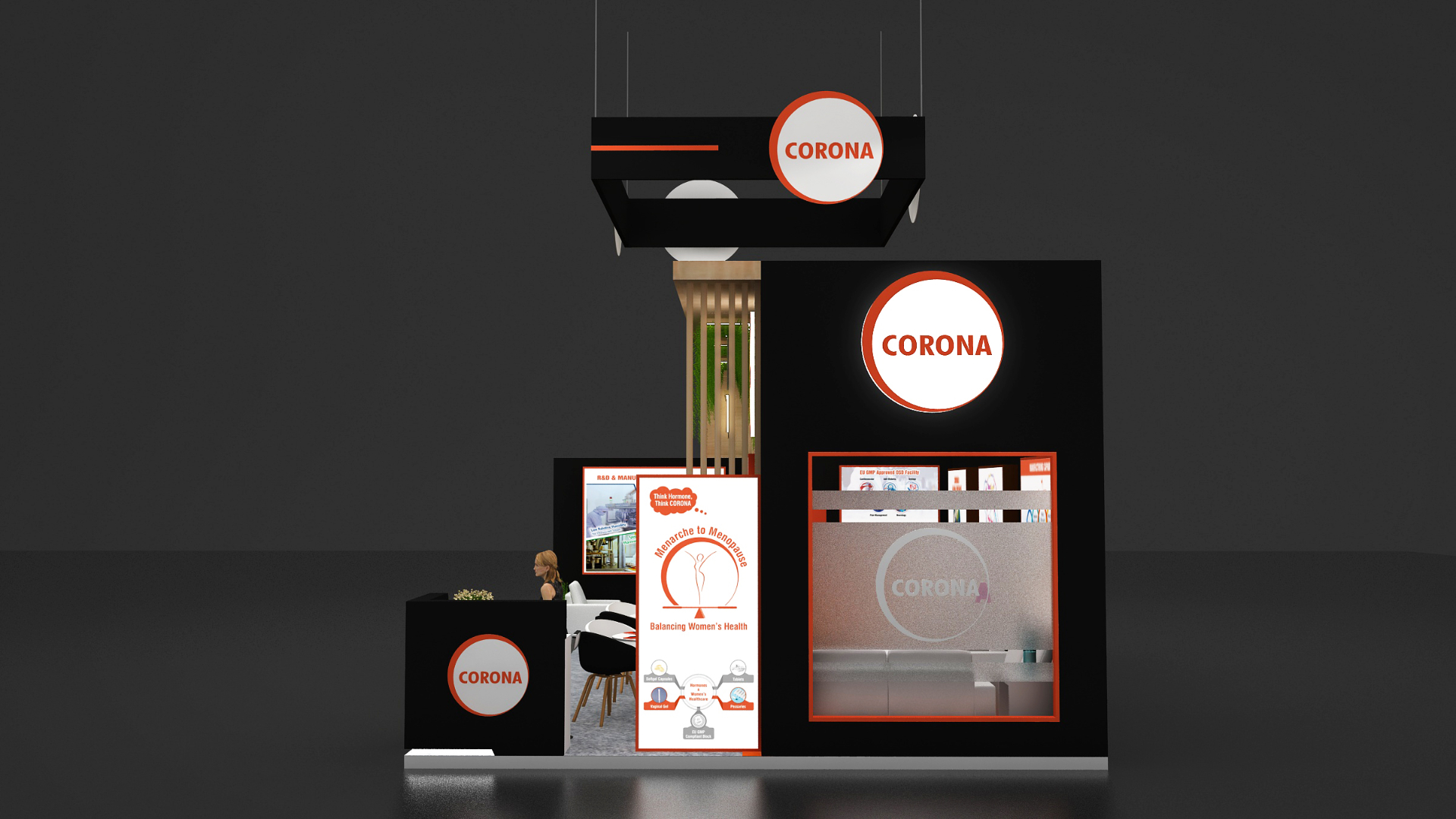 Corona booth at CPHI 2025 (28 to 30 Oct 2025), view 3