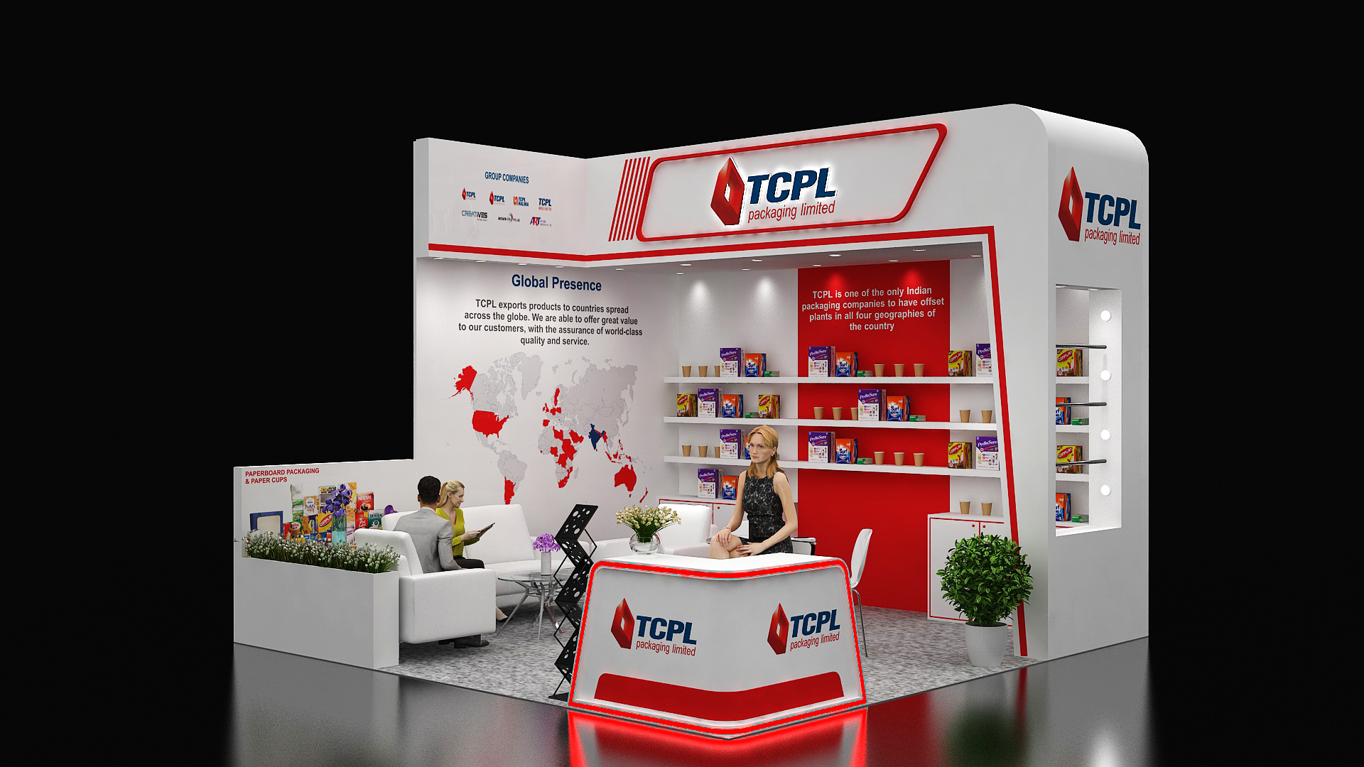 TCPL Packaging Limited booth at Pack Expo 2025, view 1