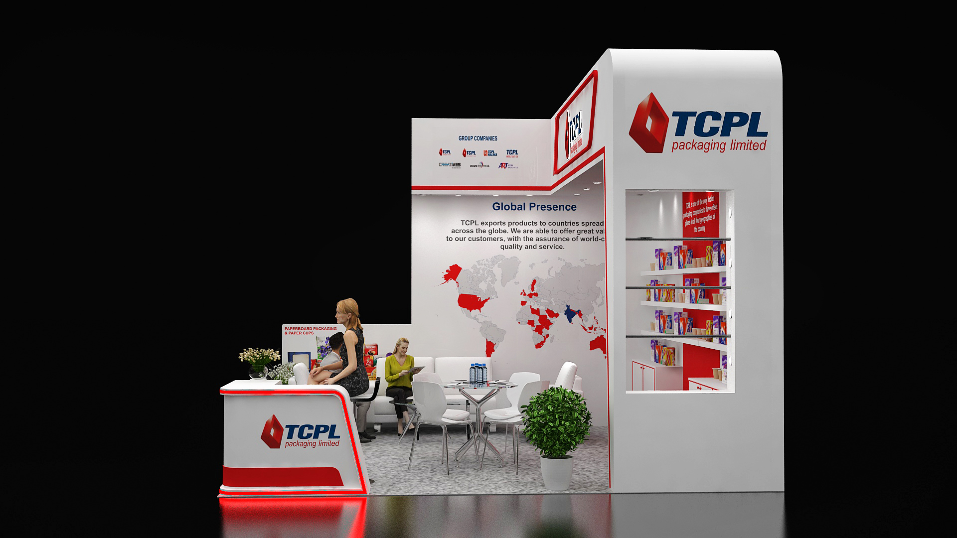 TCPL Packaging Limited booth at Pack Expo 2025, view 3